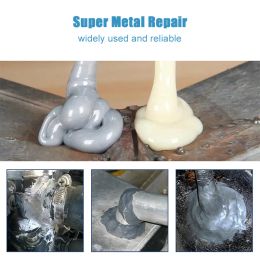 Strong Metal Repair Glue Magic Plastic Repair High Strength Cold Welding Glue Heat Resistance Strong Casting AB Glue Sealant