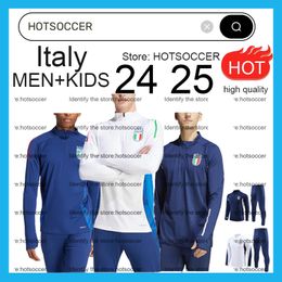 2024-2025 Italy tracksuit tuta maglia jersey 24 25 Italia Italie football training suit survetement camiseta SOCCER chandal kit football men kids calcio hotsoccer