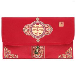 Gift Wrap Wedding Party Favors Supplies Chinese Red Envelope Decor Brocade Envelopes Style Packet