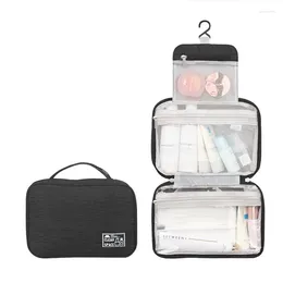 Storage Bags Travel Dry Wet Separation Cosmetic Bag Women Multifunctional Makeup Folding Box Portable Large Capacity Toiletry Case