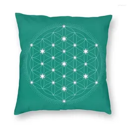 Pillow Flower Of Life Star Cover Double-sided Printing Mandala Floor Case For Sofa Fashion Pillowcase Home Decoration