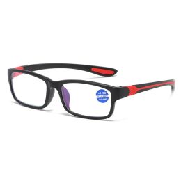 Ultralight TR90 Presbyopia Glasses Blue Light Blocking Reading Eyeglasses Men Hyperopia Optical Eyewear Diopter +1.0 TO +4.0