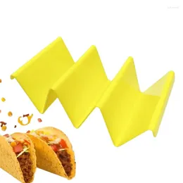 Plates Taco Shell Holder Rack Non Stick Display Stand Portable Cake Racks Wave Shape Pancake Shelf For Shop