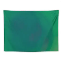 Tapestries Accidental Abstraction Lens Flare Tie Dye Effect Green With Blue Tapestry Aesthetics For Room Decoration Accessories