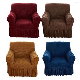 Chair Covers 1pc 40-140cm Sofa Cover Solid Color Stretch Single Seater Couch Slipcover For Living Room Elastic Armchair Protector
