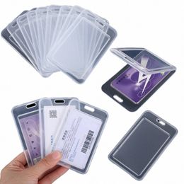 10pcs Waterproof Transparent Card Cover Women Men Student Bus Card Holder Case Busin Credit Cards Bank ID Card Sleeve Protect L37Z#