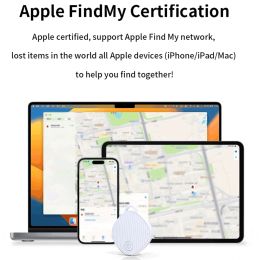 Smart Tag GPS Tracker Mini Locator Lost Tracker Workf For Apple Find My APP Bluetooth-Compatible for Car Key Suitcase Wallet Pet