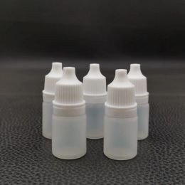 Jars 100pcs 5ml White Plastic Dropper Bottles Liquids Eye Drops Bottle for Most Liquid