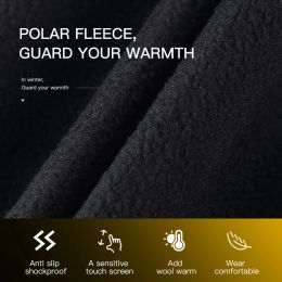 Winter Outdoor Cycling Gloves Thicken Warm Windproof Breathable Touch Screen Silicone Anti-slip Gloves Sports Ski Riding Gloves