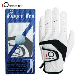 Gloves Golf Gloves for Men Leather Soft Breathable Left or Right Hand S M L ML XL XXL 3XL for Mens Golfer Drop Shipping