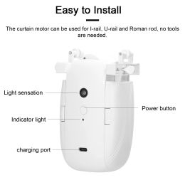 Tuy a Zig Bee 3 in 1 Intelligent Curtain Motor Electric Curtain Robot Auto Opener No Wiring Support APP Remote Control Timer