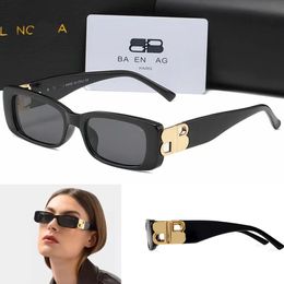 Bb BB0096S 011 Sunglasses Paris fashion luxury designer glasses high-end PC sheet small square frame UV400 sunglasses with box