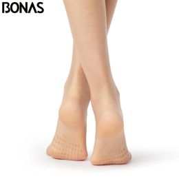 Bonas 15d kaymaz tayt seksi t kasık sıkı kadınlar nefes alabilen külotlu çorap anti slip külot gözyaşına dirençli çoraplar dişi kollantı