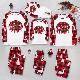 Christmas Family Matching Pyjamas Adults Kids Nightwear Pajamas PJs Sets 2023 Mother Father Kids Baby Pajamas Set Father Outfit
