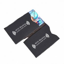 5pcs Fi Anti Theft for RFID Credit Card Protector Blocking Cardholder Sleeve Skin Case Covers Protecti Bank Card Case 05bI#