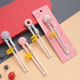 Chopsticks Baby 1 Pair Cute Reusable Eating Training Chopstick Helper Learning Correct Usage Practice Chop Sticks Utensils