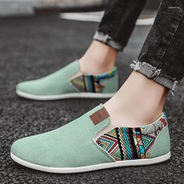 Casual Shoes Summer Men Canvas Loafers Sneakers Spring Fashion Breathable Male Slip On Driving Moccasin Flats Zapatillas Hombre