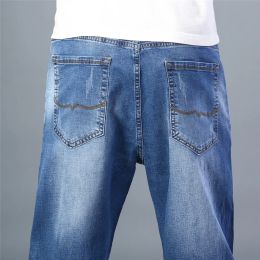 Herren dünne geradlinige lose Jeans Sommer neuer klassischer Stil Advanced Stretch Lose Hosen 7 Farben erhältlich Größe 35 42