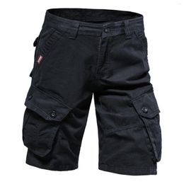 Men's Shorts Male Summer Cargo Pants Solid Colour Pocket Tether Outdoor Foam Little House Big For Men And Tall Size 48