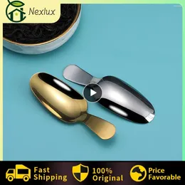 Tea Scoops Short Handle Ice Cream Spoon Durable Multi-function Coffee Stainless Steel Convenient Accessories