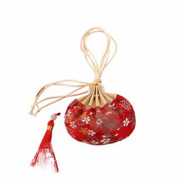 embroidery Cloth Drawstring Tassel Fr Pattern Purse Pouch Chinese Style Storage Bag Women Jewellery Bag Empty Sachet k4n9#