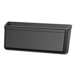 Upgrade Black ABS Car Door Side Storage Box Organiser Auto Dashboard Holder Pocket For Phone Key Interior Parts Car Accessories Gad T2q1