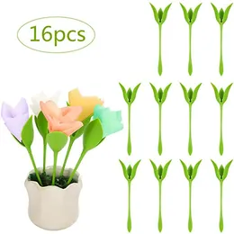 Flatware Sets Creative Plastic Napkin Holder Household Gathering Paper Towel Roll Flower Buds Serviette Decoration Table Arrangements