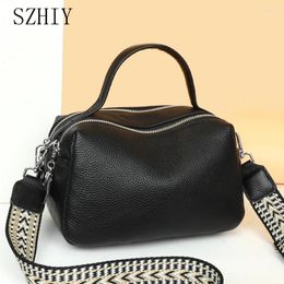 Shoulder Bags Genuine Leather Handbag Women Bag Luxurious Designer Diagonal Soft Office Small Purse 2 Main Phone Pocket