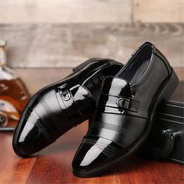 Dress Shoes Legitimate Leather Without Lacing Black Man Heels Sneakers For Men Sport White Mens High-tech