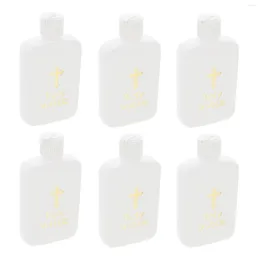 Vases 6 Pcs Easter Holy Water Bottle Outdoor Bottles Refillable Vintage Wedding Decor Spout Kitchen Baptism Plastic Travel Containers