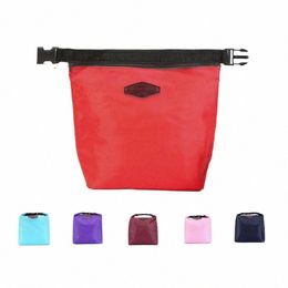 thermal Insulated Lunch Bag Oxford Handbag Travel Cam Picnic Food Drink Cooler Tote Storage Box Breakfast Bento Bags s5wm#