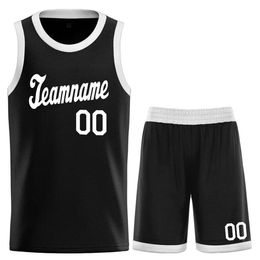 Customize Basketball Jersey And Shorts Sports Uniform Suit for man women Adults Kids Personalized 240321