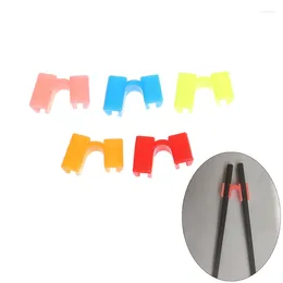 Chopsticks 5pcs/set Plastic Chopstick Clips Aid Training Covers Holders Clamps