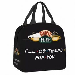 2023 New I'll Be There For You Friends Insulated Lunch Bag For Resuable TV Show Thermal Cooler Lunch Box Office Work School R9vm#