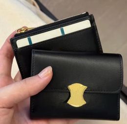 Women Luxury CardHolder Designer Wallet card Coin Purses cowhide Leather fashion Key pouch mens Card Holders zippy purses chain money Wallets keychain