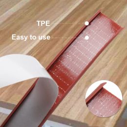 1m Self-adhesive U-shaped Edging Edge Tape Furniture Cupboard Banding Rubber Seal Strips Wood Board Protector 12mm 15mm 18mm