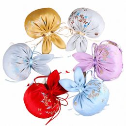 drawstring Bag Jewelry Bags Perfume Satchel Decorati Household Red 14Dg#