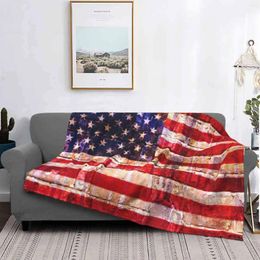 Blankets Street Star Spangled Banner Latest Super Soft Warm Light Thin Blanket American Flag Us
