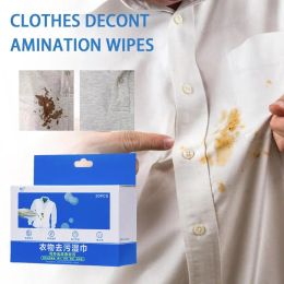 Clothing Cleaning Wipes Travel Stain Remover Wipes For Shoes Clothes Convenient Gentle Portable Clothes Stain Remover Wipes For