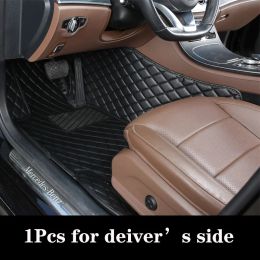 Custom Car Floor Mat For Toyota Prius 30 2012 2013 2014 2015 2016 2017 Non-Slip Leather Foot Pads Luxury Carpet Auto Accessory