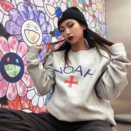 NOAH Og's First Generation Expedition Classic Cross Round Neck Hoodie, Trendy Street Casual Versatile Pullover