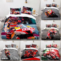 Marquez 93 Bedding Set Pillowcases Twin Full Queen King Bed Linen Marc Marquez 93 Polyester Duvet Cover Sets Boys Teens Adult