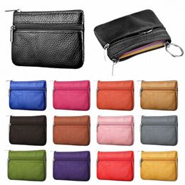 women Men Ladies PU Leather Small Coin Wallet Purse Bag Card Holder Zip Clutch Zipper Soft Short Mini Slim Wallet Handbag Z7m8#