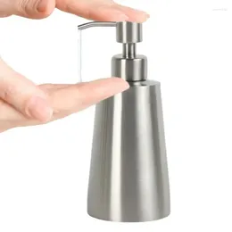 Liquid Soap Dispenser Shampoo Pump Containers Stainless Steel With 350ml Empty Lotion Bottle For