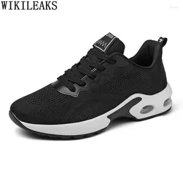 Casual Shoes Black Non-leather Woman Sneakers Women Trainers Sport Running For 2024 Zapatillas De Mujer