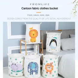 Laundry Bags Cloth Art Folding Geometry Dirty Clothes Toys Storage Bucket Household Basket 40 50cm