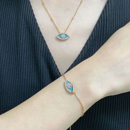 Meiss Jewlery Designer for Women Messikas Jewellery Luxury Bracelet Heart Eye Natural Malachite Necklace Celebrity Same Fashion Versatile Diamond Collar Chain 2024