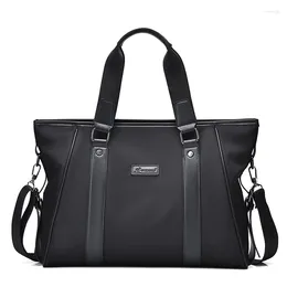 Briefcases 16-inch Computer Bag Waterproof Handbag For Men Business Briefcase Casual One-shoulder Messenger