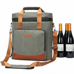 lunch Bag Portable Refrigerators for Food Boxes Wine 100% Leakproof Picnic Cooler Bags Thick Waterproof Thermal Handbags Meals b5oB#
