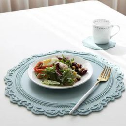 2024 12/23/35 cm Silikonblüten-Placemat TableTalware Ölfeste Wärmeisolierung Nicht-Schlupftisch-Tischtisch-Coaster Kitchenwaschbares Tasse Pad, sicher,